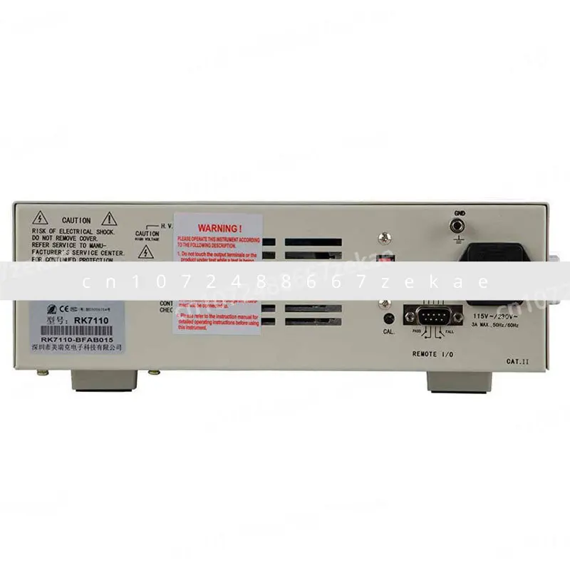 

RK7122 Series Programmable Voltage Tester, Electrical Inspection Insulation Voltage Safety Tester