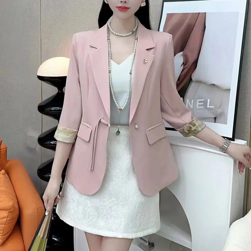 

Тонкий китайский костюм Ele ort для женщин, весна-лето 2022, Новое поступление премиум-класса Quali Ladylike Faion