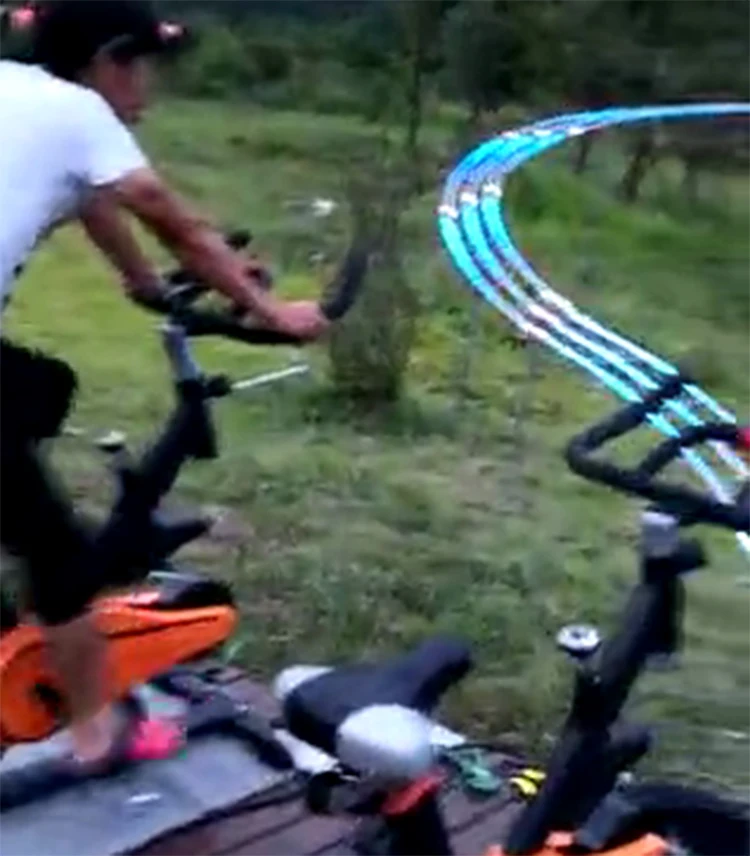 Dynamic Bike Generates Electricity to Light up love Game Interactive Games Event Games Carnival Games Event Props