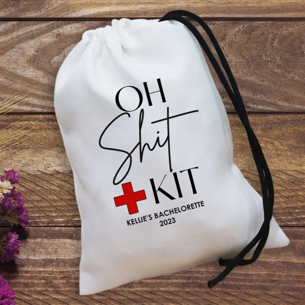 25Oh Shit Kitโปรดปรานกระเป๋า-Bachelorette Partyกระเป๋าส่วนบุคคลOh Shit Kit-งานแต่งงานFavors-Survival Kitกระเป๋า-Oh Shit Hangover Kit