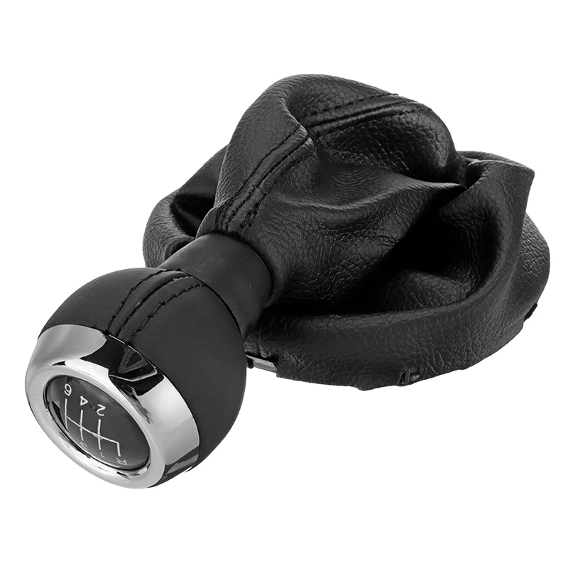 Car 6-Speed Menual Gear Shift Lever Gear Shift Knob Dust Cover for Mini Cooper R55 R56 R57 R58 R59 R60 R61
