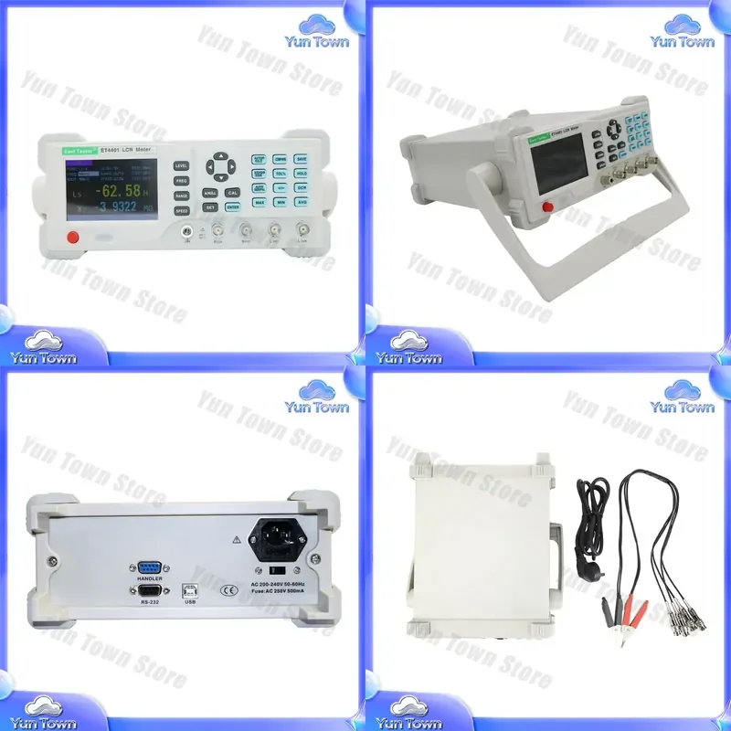 ET44 Series Digital LCR Meter for Desktop Electronic Tester Instrument for 100 Hz to 100 kHz Measurement for Capacitance