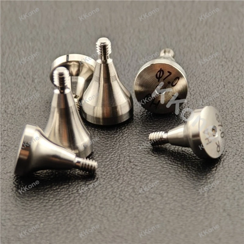 10Pcs Dental Healing Abutments Gingival Shapers For Osstem Titanium Alloy High Brightness Gloss Dental Implant Accessories
