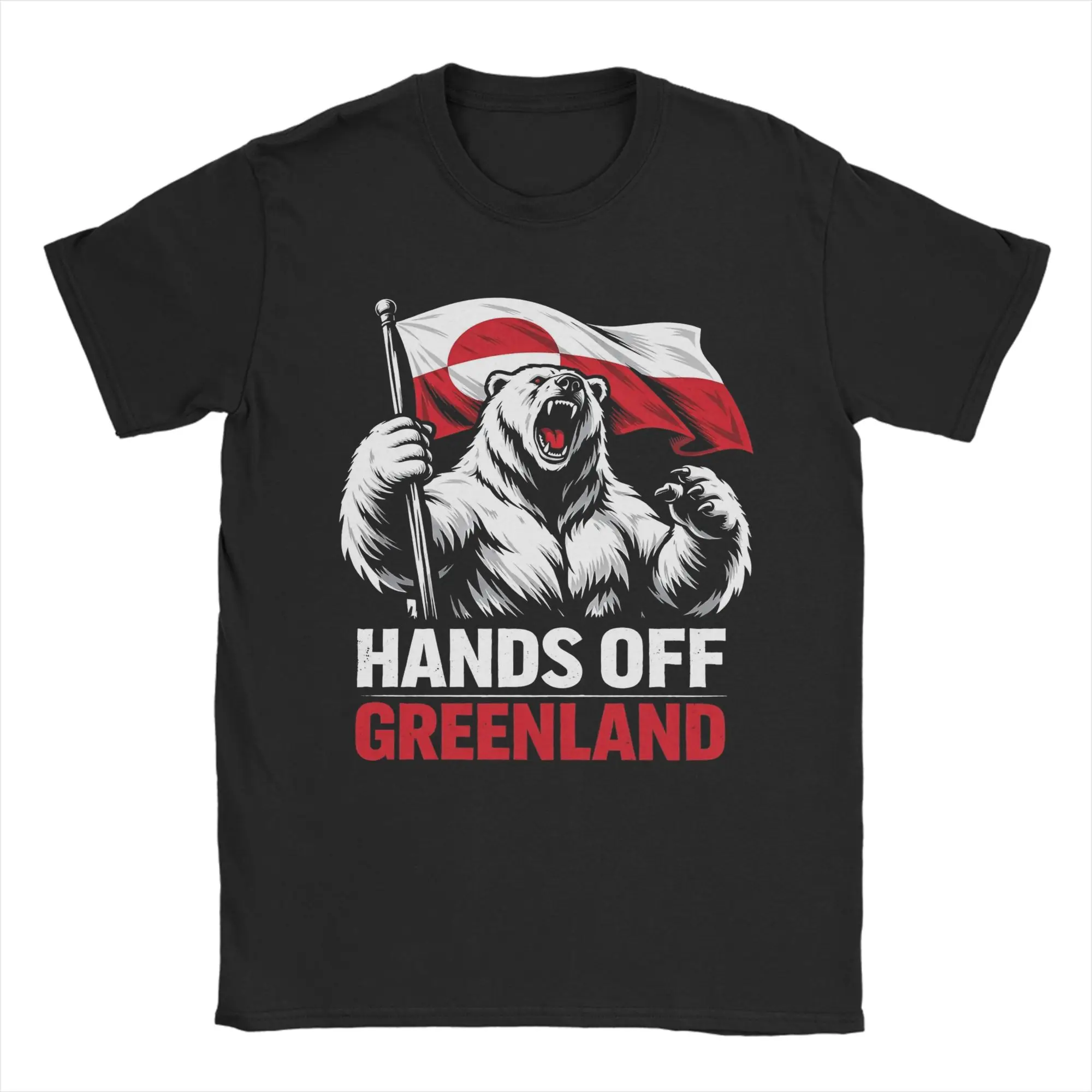 

Men Women Graphic Printed Greenland Is Not For Sale T Shirt Tee 100% Cotton T-shirts Clothes