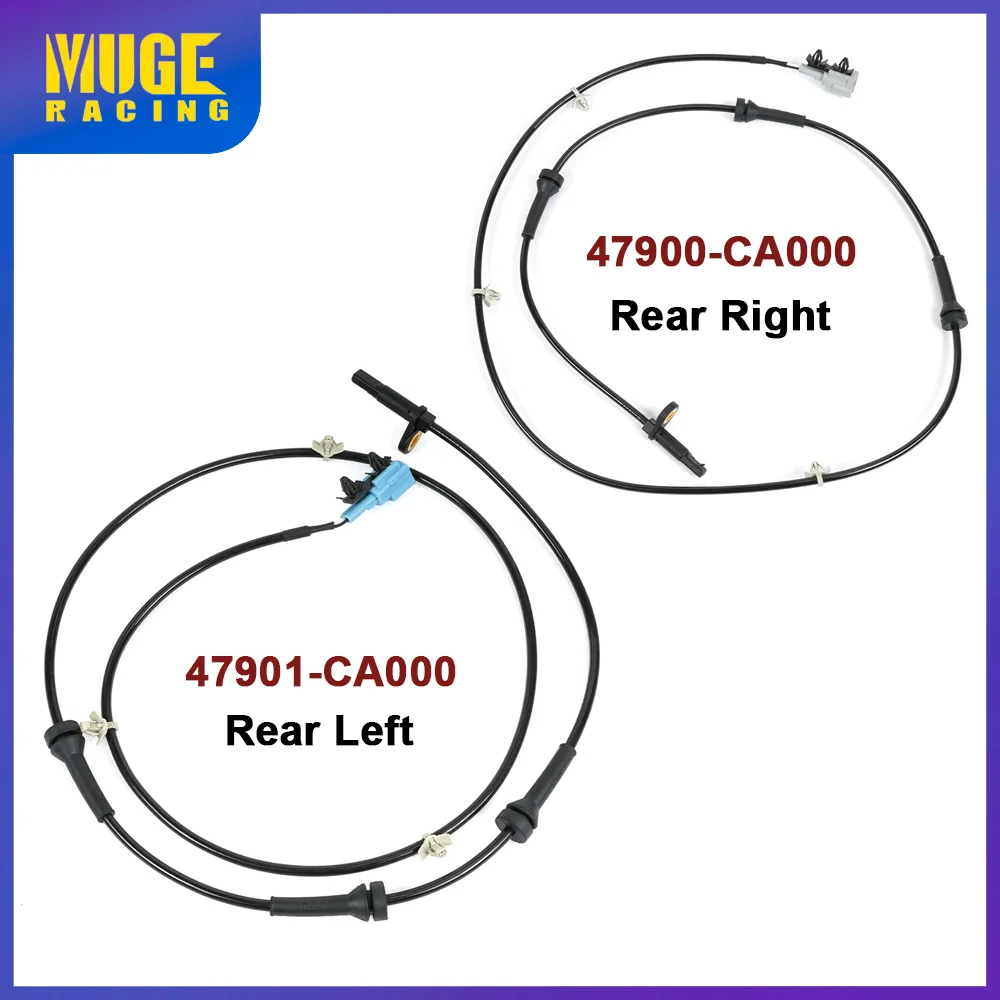 Rear Left Right ABS Wheel Speed Sensor 47900-CA000 47900CA000 47901-CA000 47901CA000 For Ni-ssan M-urano V6 3.5L THB042