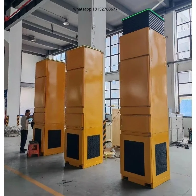Large workplaces for welding, grinding and other operationspurification of smoke and dustIndoor recirculating fume purifier