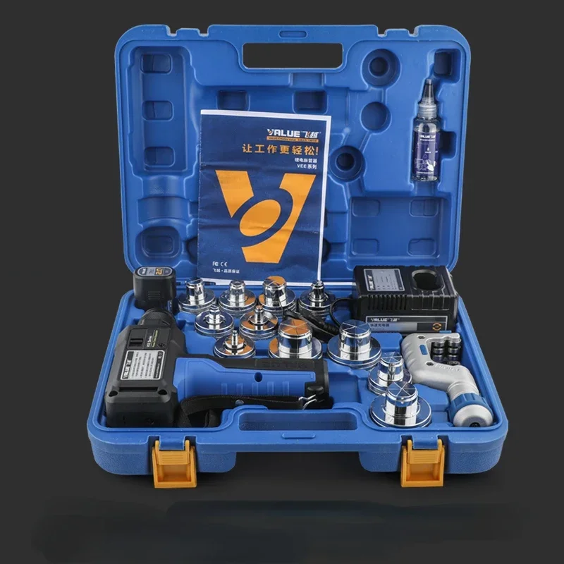 電気パイプエキスパンダー,vee-2ベルマウス,エアコン,フレア,銅,リチウム