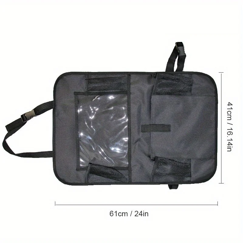 New Universal Car Seat Back Organizer with Touch Screen Tablet Holder Car Backseat Storage Bag Multi-Pocket Car Seat Organizer