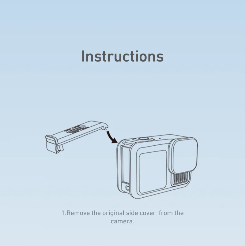 TELESIN Magnetisches Wasserdichtes Lade-Seitenabdeckungs-Kabel-Set Typ-C Ladeanschlussabdeckung Leicht Entfernbar Für GoPro Hero 9 10 11 12 13 – Detail 8
