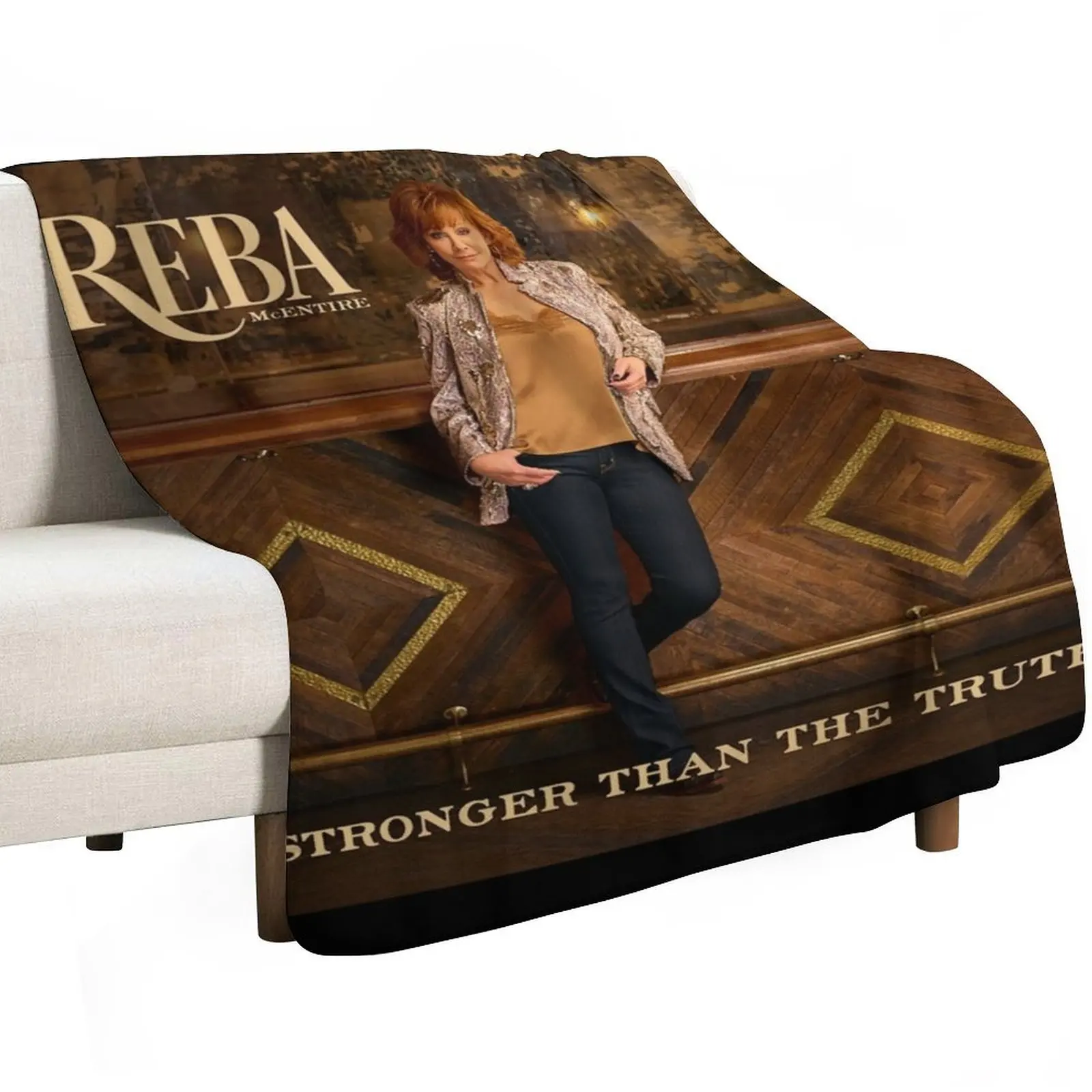 Stronger than the truth Throw Blanket for babies Custom Personalized Gift Decoratives Camping Flannel Fabric Blankets