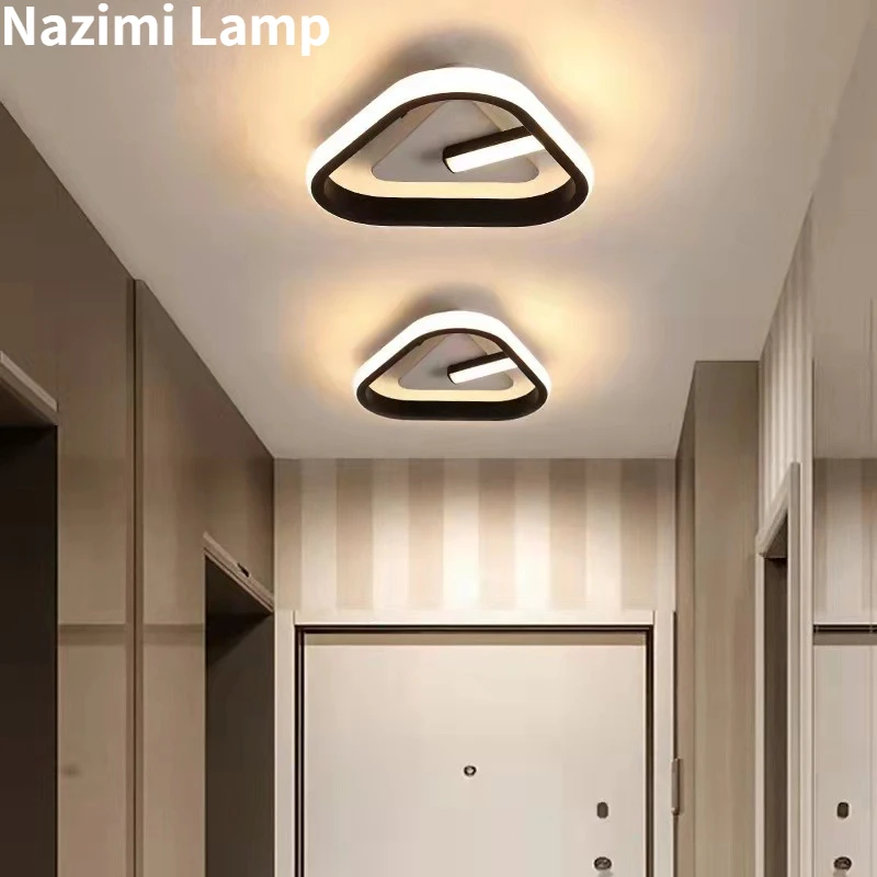 

Nordic Lamps Led Simple Modern Aisle Corridor Double Circle Cloakroom Porch Balcony Entry Light Ceiling Light