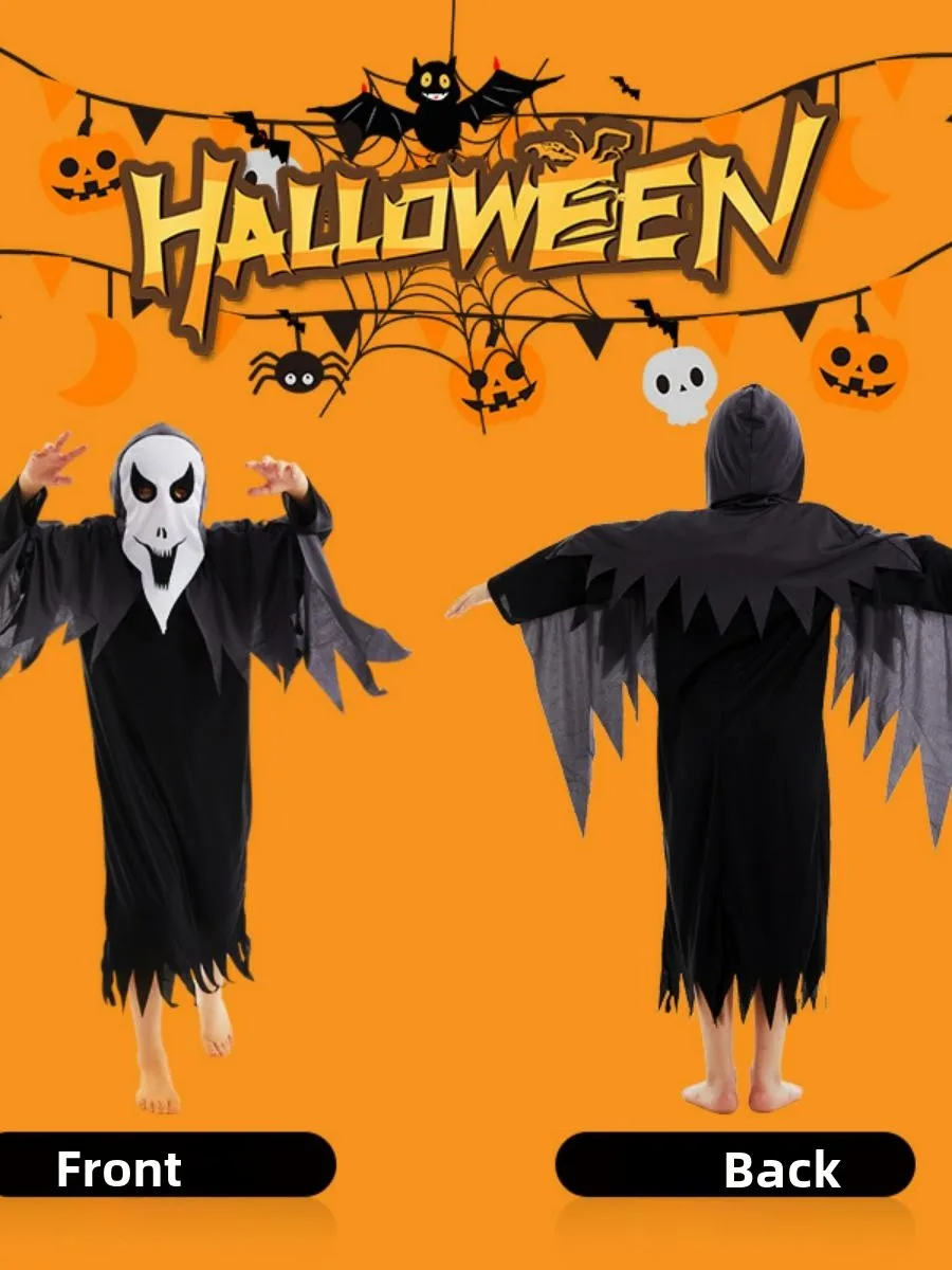 Kostium na Halloween dla dorosłych i dzieci, strój na występy, Szafa Śmierci nadchodzi, straszny strój z wydzwierdżeniami, strój na Festiwal Duchów, materiał poliestrowy