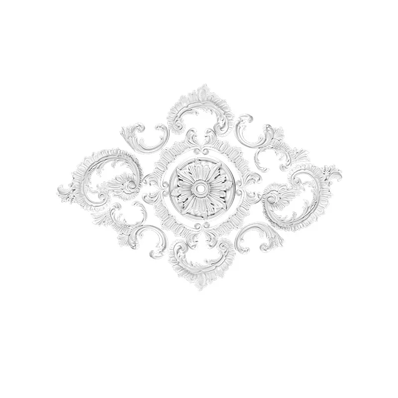 PU light panel imitation gypsum European French ceiling round lamp holder modeling lamp pool 220cm parquet combination light pan