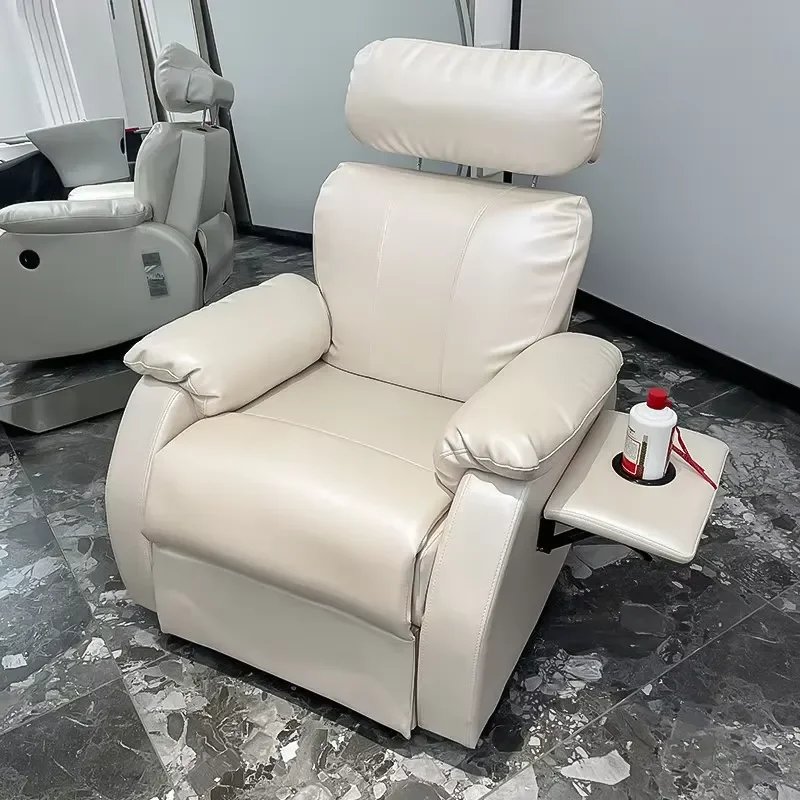 Professional Ergonomic Hairdressing Chair for Salon and Barber Shop 360 Degree Rotating Electric Reclining Height Adjustable