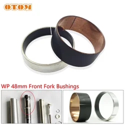 Front Fork Bushings External Guide Rails Shock Absorption Damping Maintenance Tools For KTM HUSQVARNA HUSABERG Fork Tubes 48mm