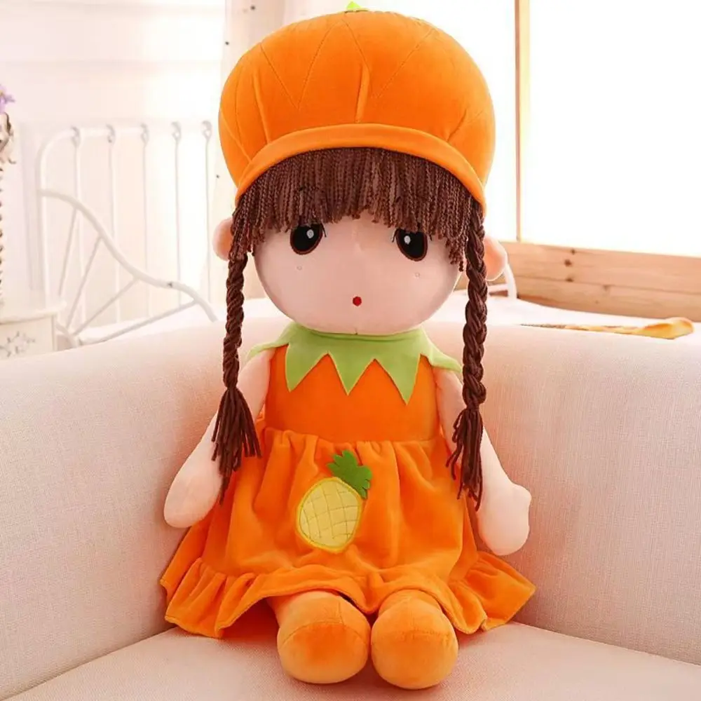 Knuffelpoppen Cartoon lieverd pop Zacht schattig ontwerp Gril knuffel Lappenpop Stijl 45CM Meisje knuffels Bedkussen