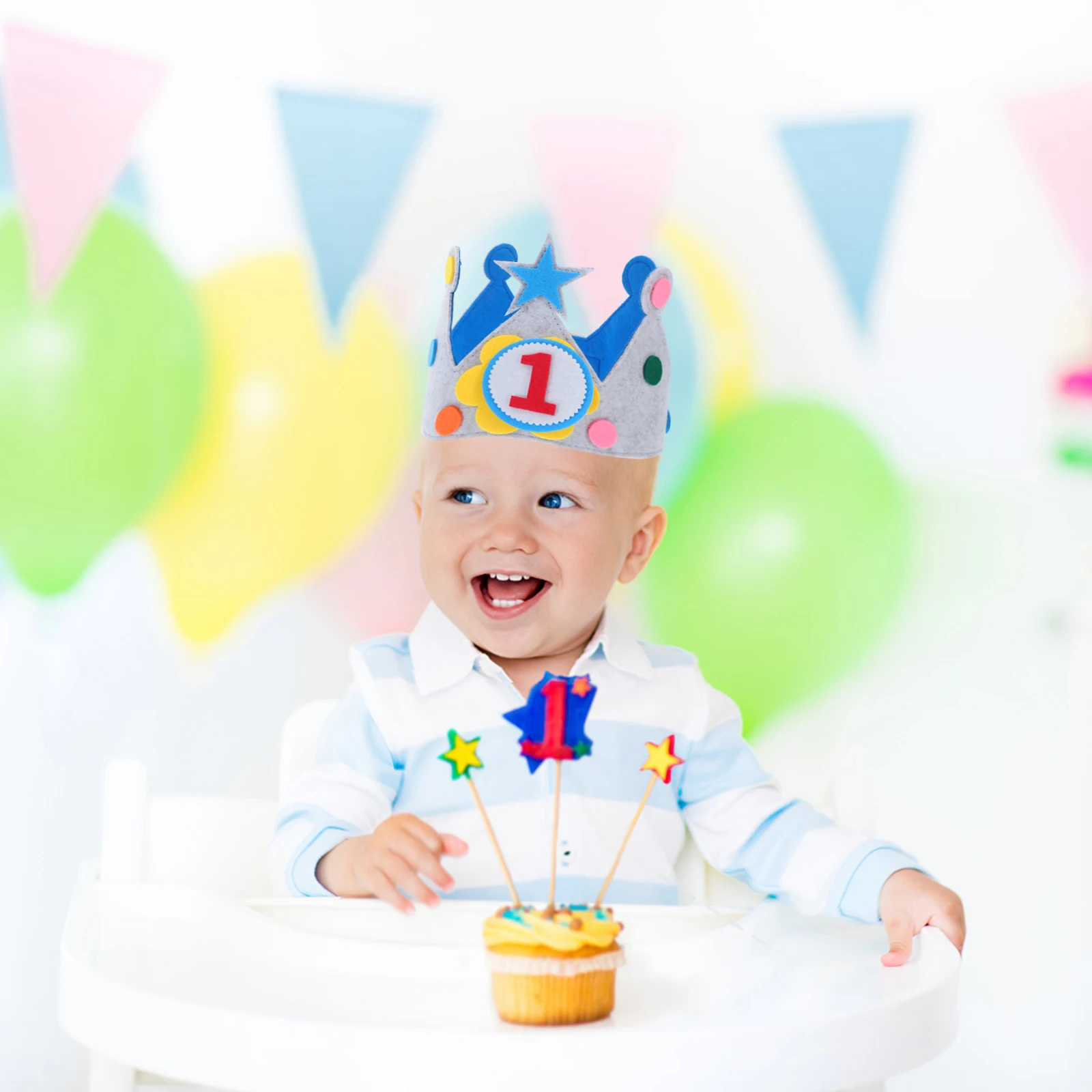

Birthday Crown Hat Crowns for Classroom Kids Girl Removable Numbers Boy Newborn