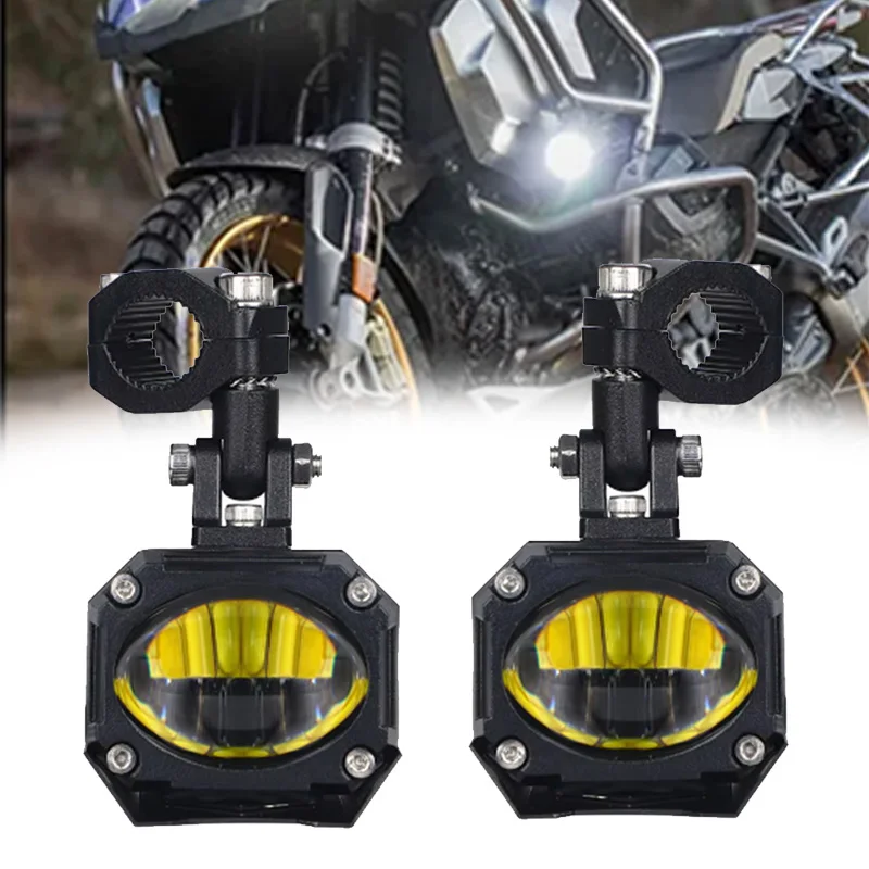 Motorcycle Fog lights For BMW R1200GS F800GS F700GS F650 K1600 S1000XR Upgrade Brighter Lamp LED Auxiliary Fog Lights