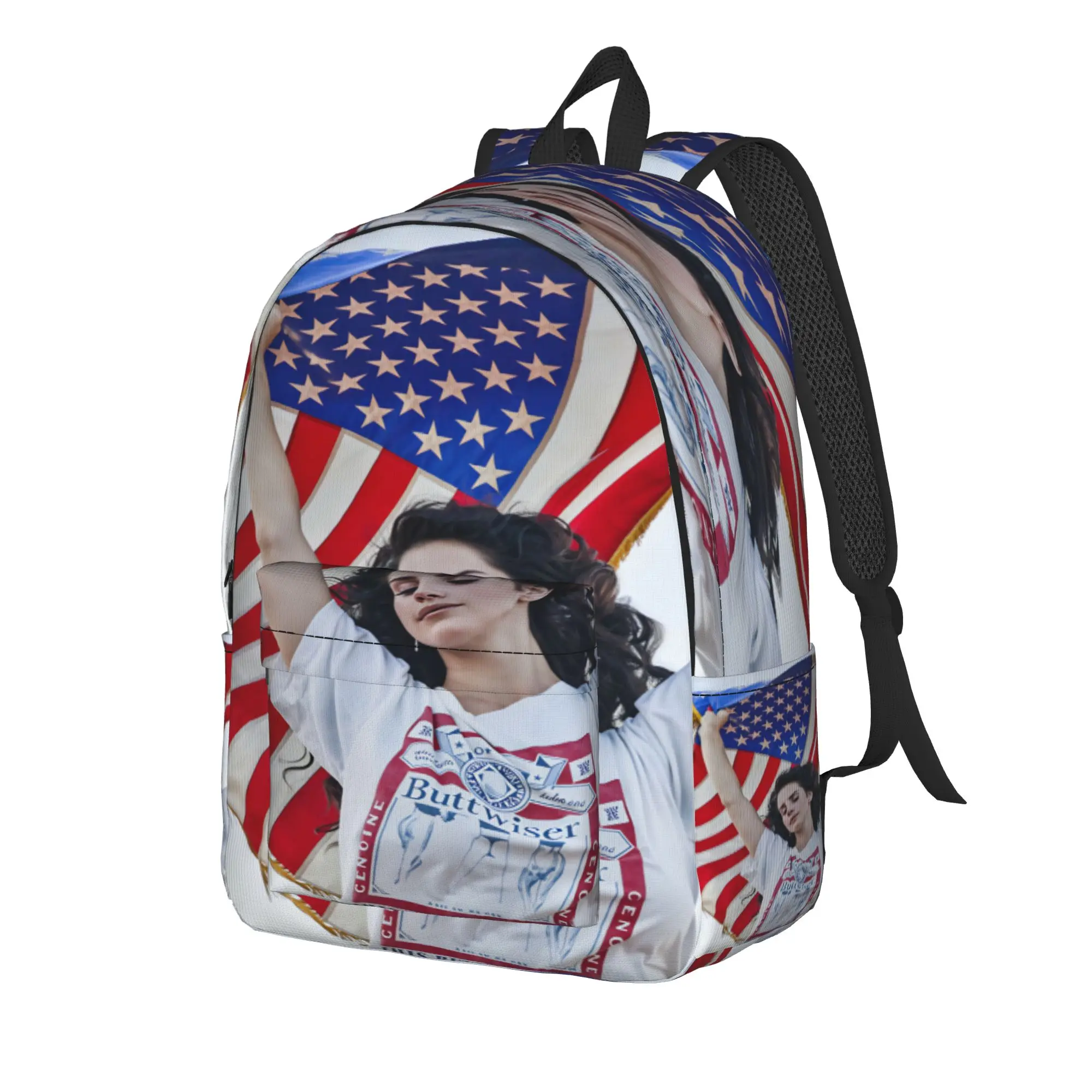 Lana Del Rey Singer Lizzy Grant  Backpack  Travel Backpacks Men Fun School Bags Designer Big Rucksack