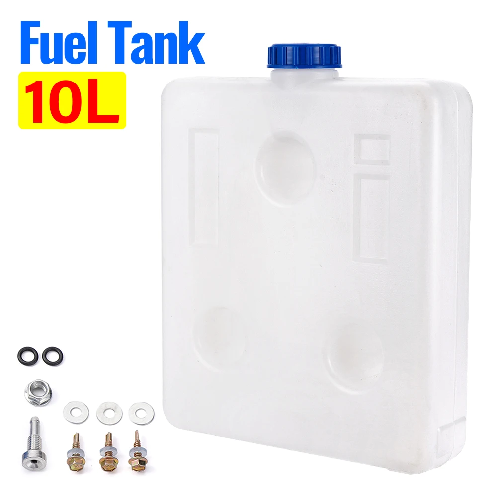 1pc 10L Plastic Fuel Oil Gasoline Tank For Car Truck Air Diesel Parking Heater Caravan Oil Gasoline Canister Fuel Tank Parts