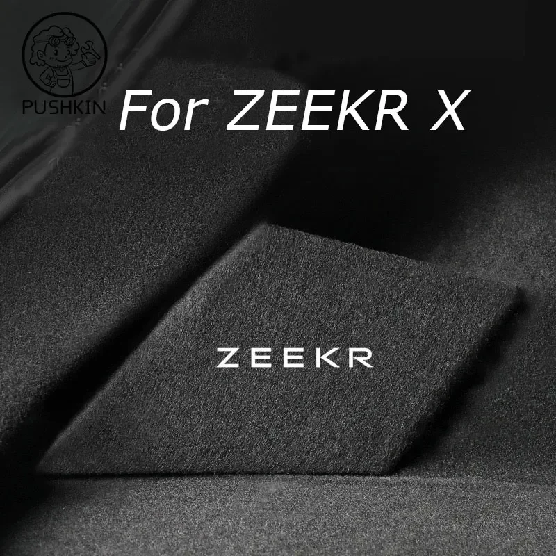 For Zeekr X 2023 2024 Rear Spare Compartment Partition Rear Trunk Storage Box Extreme Interior Modification Accessories