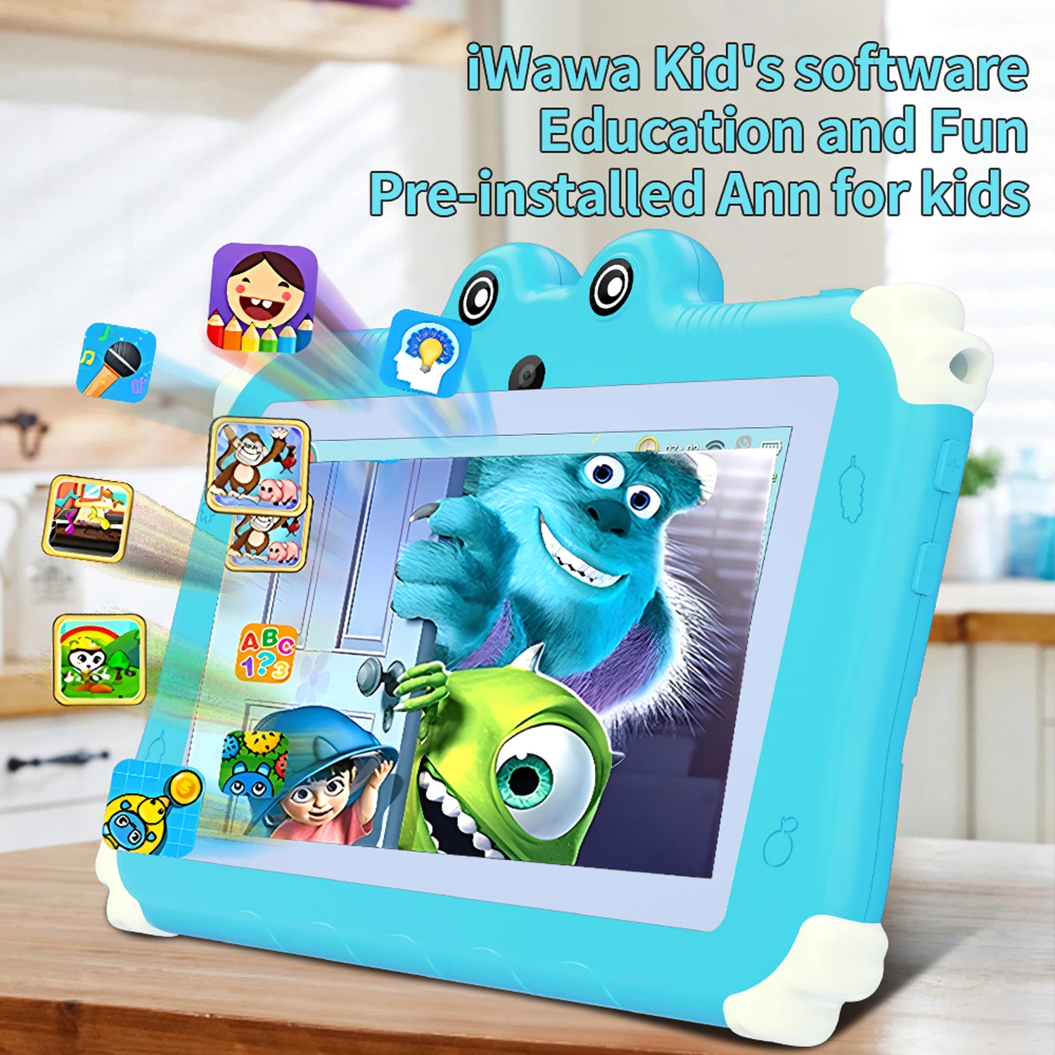 2024 Global 7.0-inch Android 12 Mini Children\'s Tablet 4GB RAM 64GB ROM Children\'s Gift  and Affordable