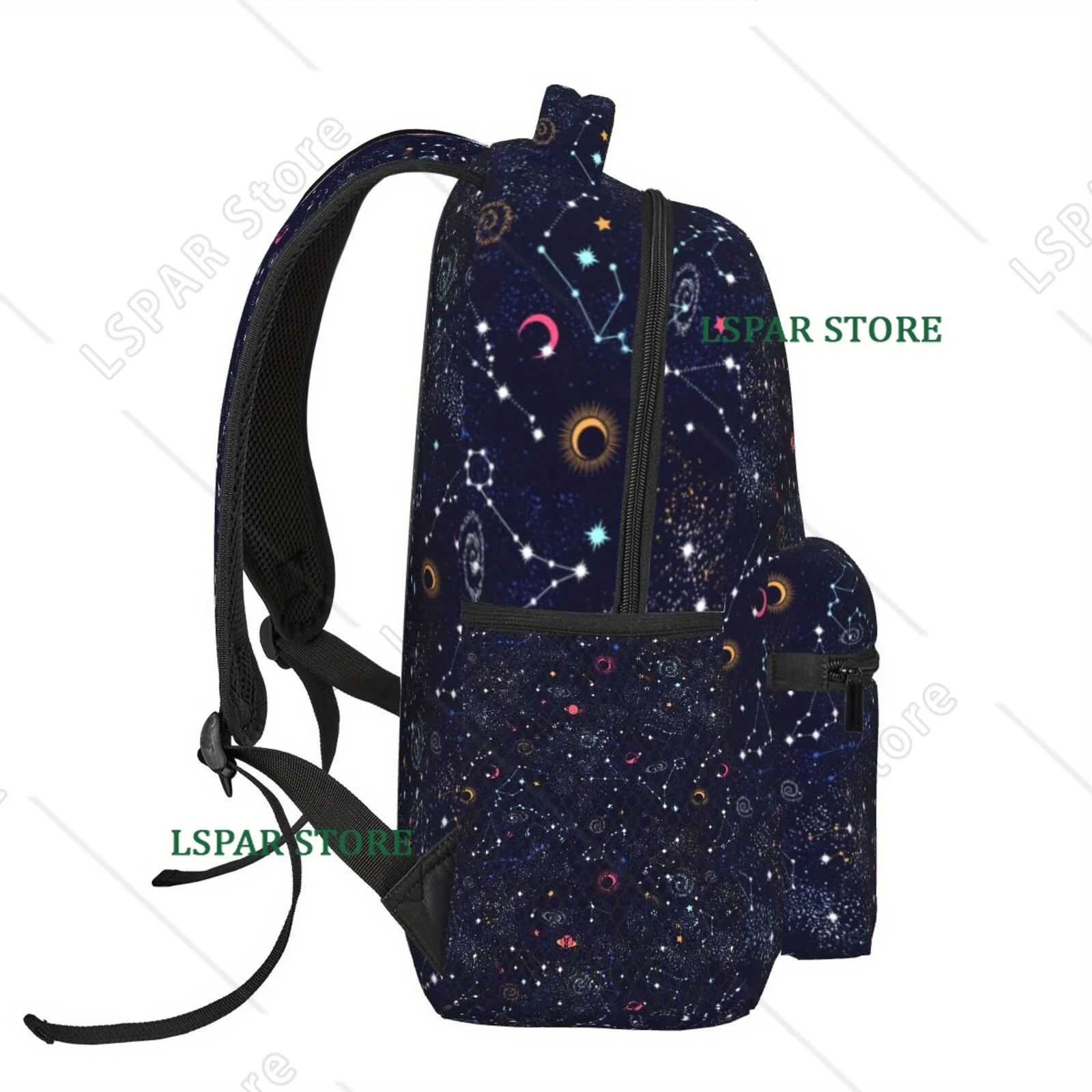 Starry Sky Universe Backpack Unisex Casual Laptop Backpacks School Bookbag Travel Hiking Camping Daypack