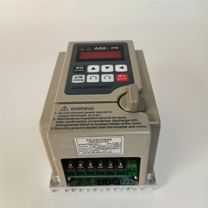 AS2-107 AS2-IPM 1HP 0.75KW 220V frequency inverter converter spare parts plastic machines