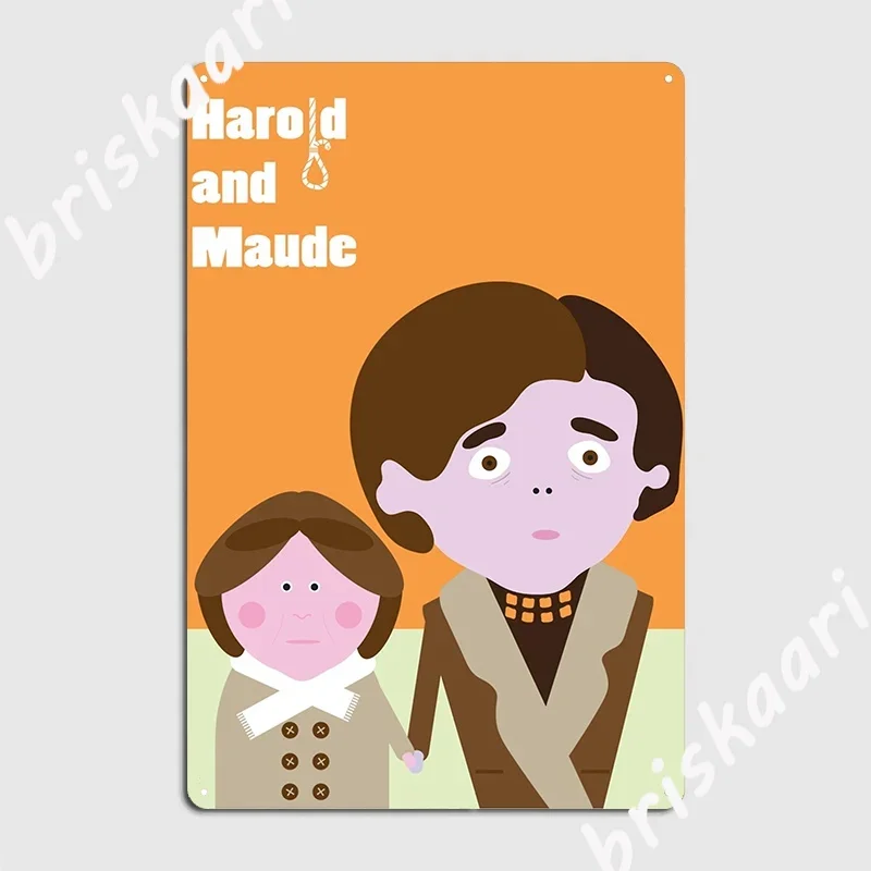Harold And Maude Metal Plaque Poster Classic Mural Cinema Kitchen Plaques Tin Sign Posters