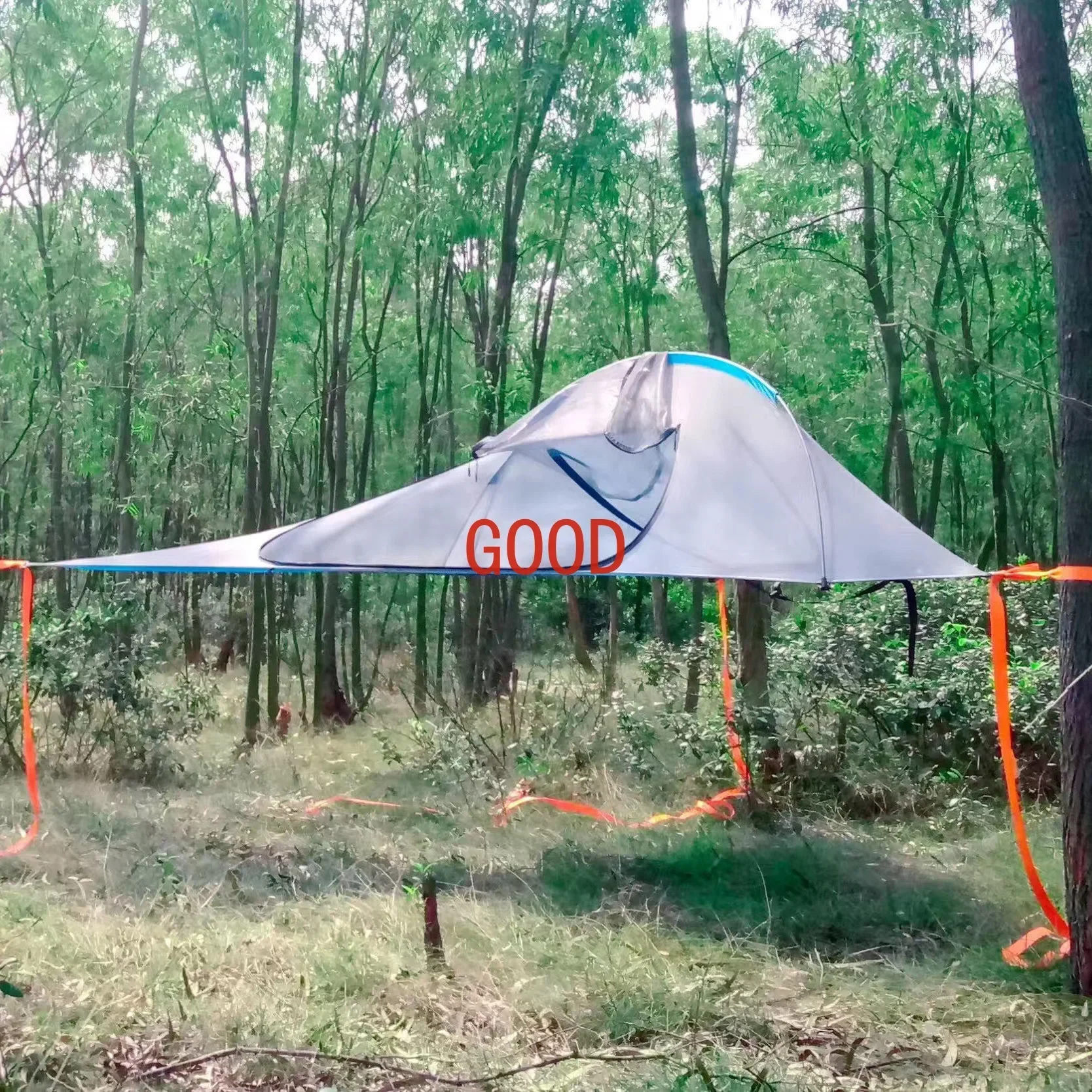 

Triangle Ultralight With Waterproof Rain Fly Portable Hammock Tree Tent With Mosquito Net