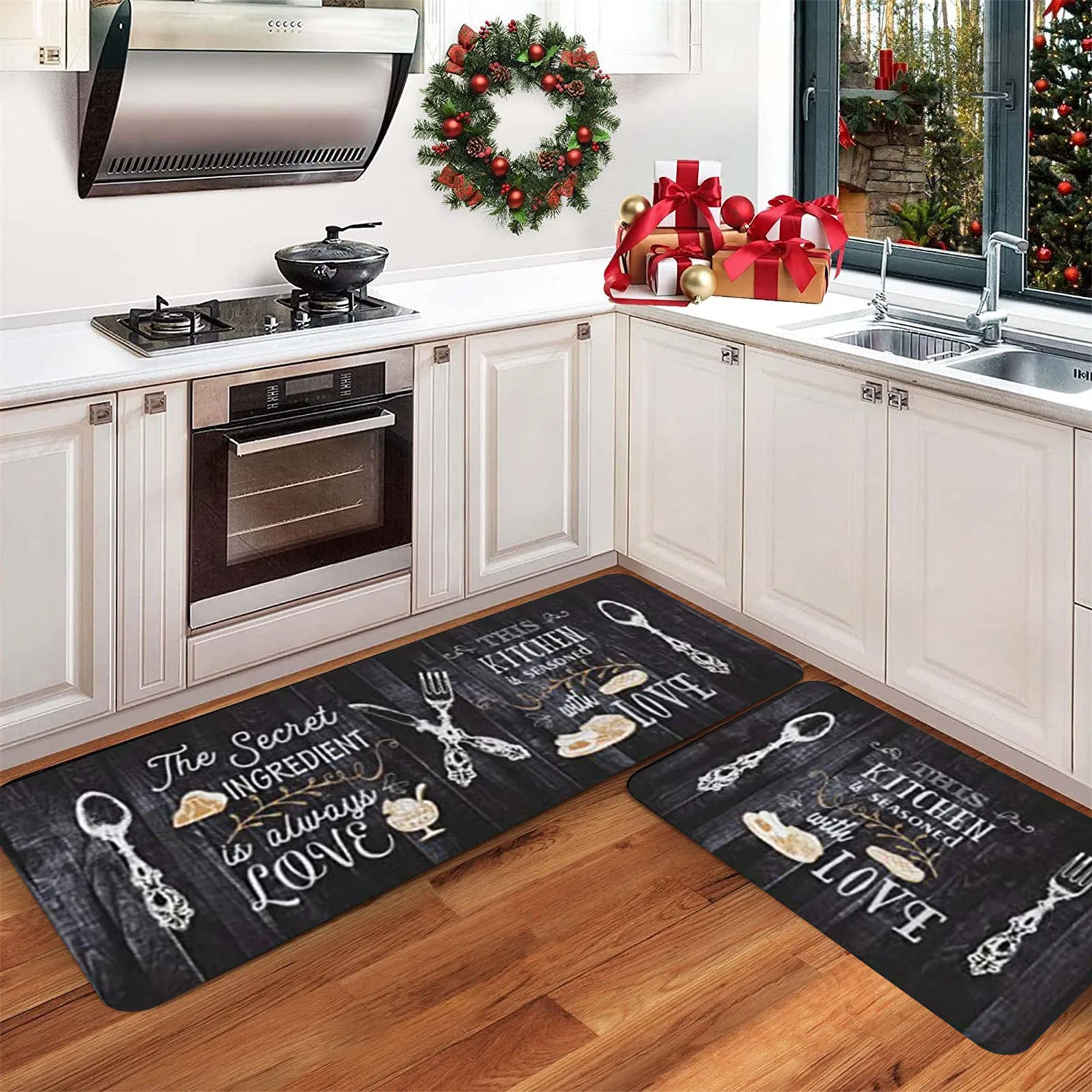 Kitchen Carpet (2 Pieces) S Kitchen Carpet Washable Cushion Comfortable Kitchen Carpet Set Rug