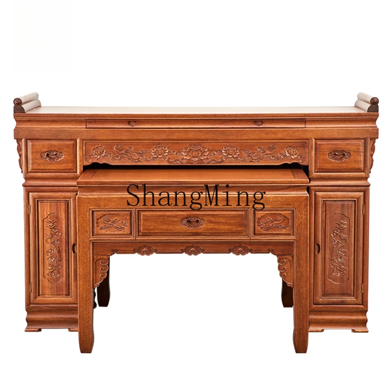 

DHY household offering table Shentai household Zhongtang incense table rural solid wood Buddhist table offering