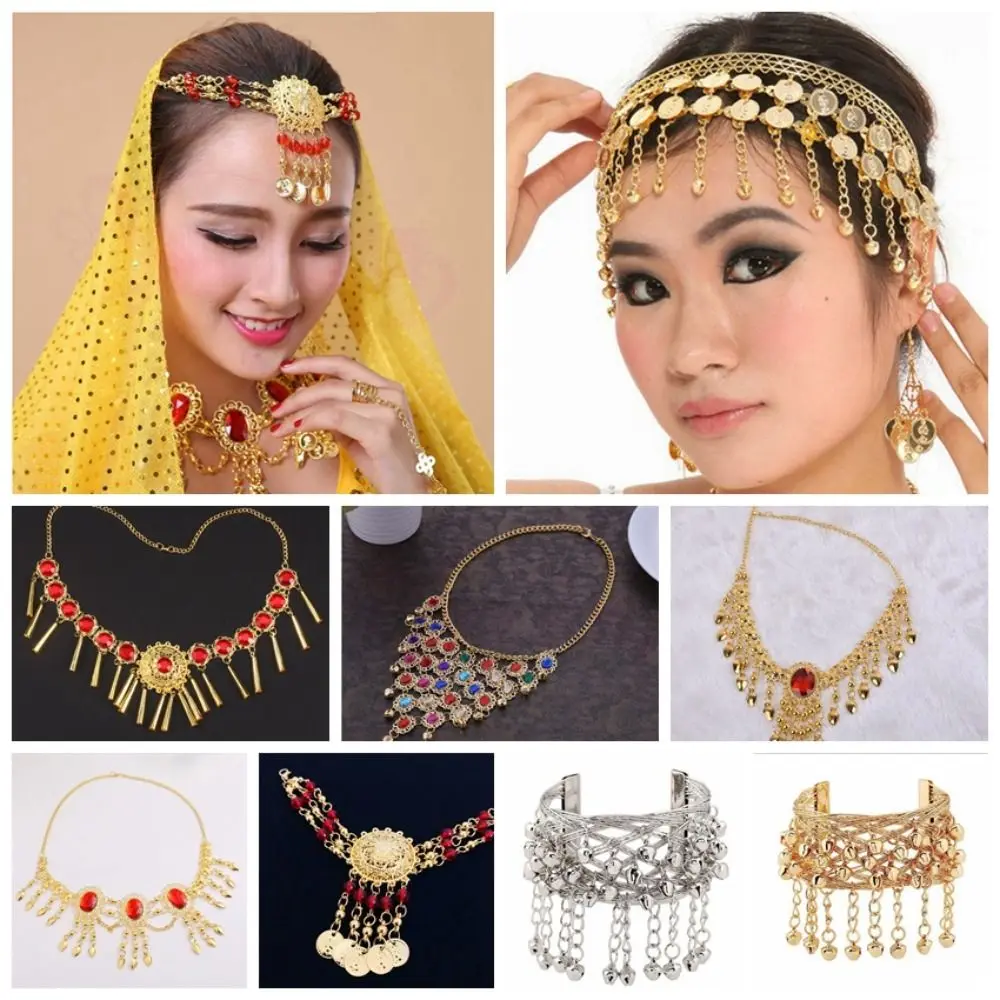 Fashion Head Accessories Diamond Sequin Jewelry Sequins Bohemian Diamond Hairband Head Chain Bead Belly Dance Costumes Tribal