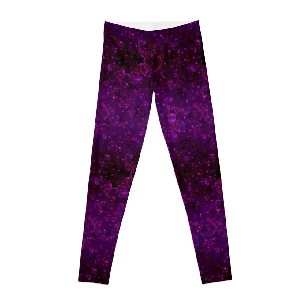 purple, black, glitter, confetti Leggings women's sport leggings Leggings for girls sport leggings?women