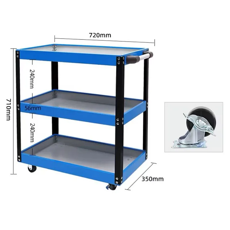 

Surprise Price NEW Tool Trolley Machine Shop Tool Trolley Wheels Tool Trolley Toolbox Cabinet Organizer Garage Work Bench She