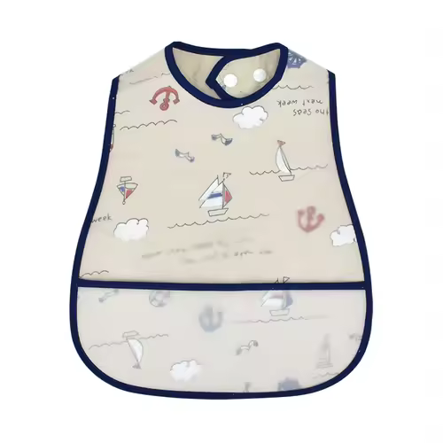 2023New Cartoon Pattern EVA Waterproof Pocket Lunch Feeding Bibs Adjustable Baby Bibs Cute Children Baby Apron Kids Burp Cloths - Image 18
