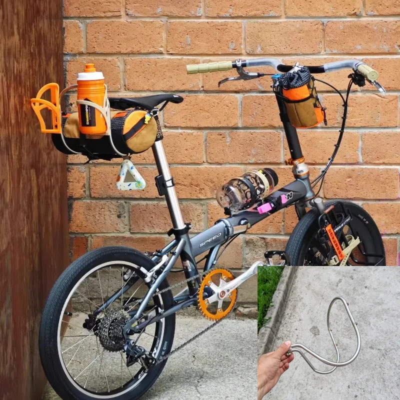 

Легкий задний багажник для велосипеда из нержавеющей стали, прочный, долговечный, с высокой грузоподъемностью, простой в установке, велосипедный багажник, аксессуары для велосипедов