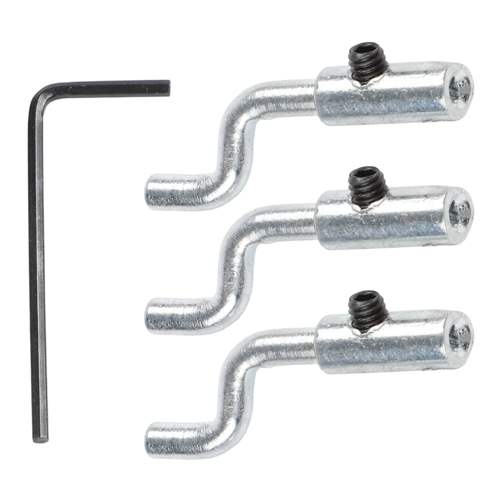 1/3Pcs Z-Bend Throttle Cable Ends For Lawn Mowers For Mini Bikes Steel Throttle Cable End Z-shaped End Fittings Garden Tool