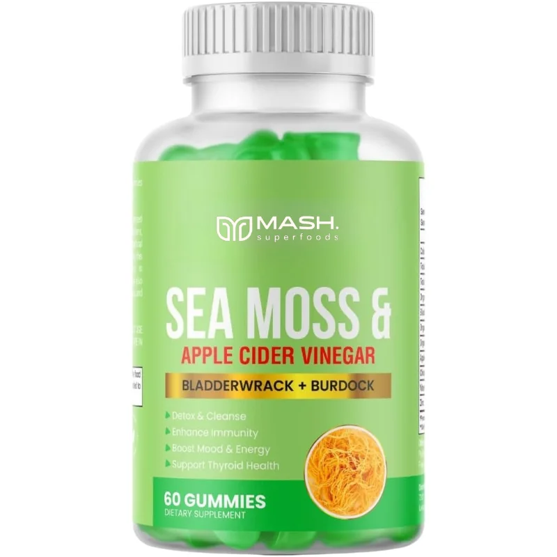 Seaweed with Beetroot Capsules - High-quality Multivitamin Supplements - Seaweed Superfood Supports Immune Health
