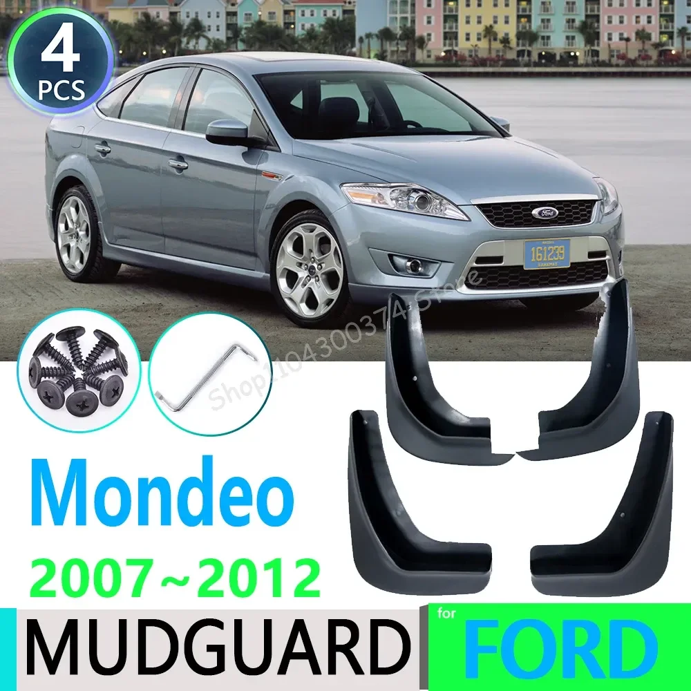 

For Ford Mondeo MK4 2007~2012 2010 2011 4 PCS Front Rear Fender Mudguard Mud Flaps Guard Splash Flap Mudguards Car Accessories