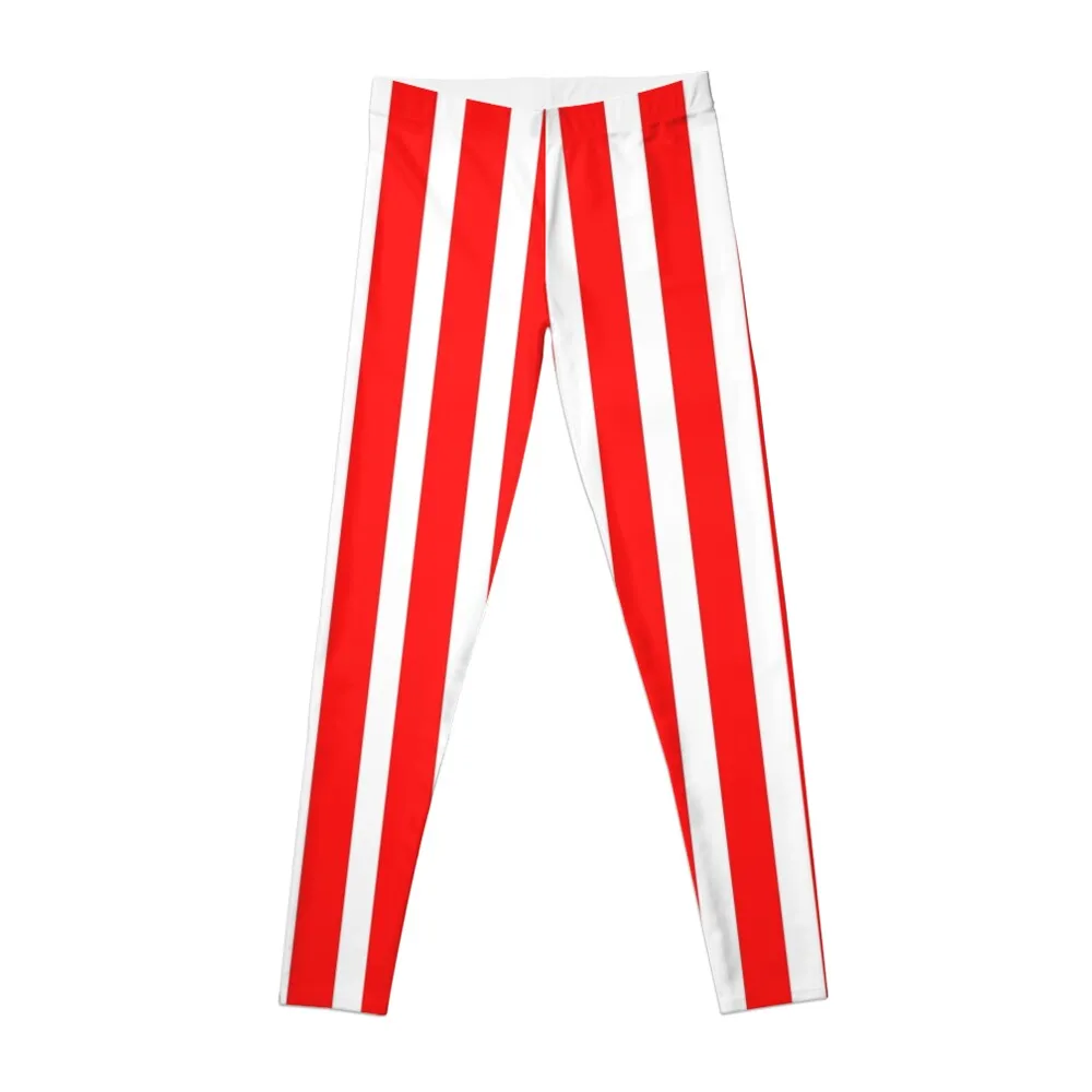 Vertical Striped, Retro Stripes Pattern Leggings Clothing fitness flared Women's pants push up legging Womens Leggings