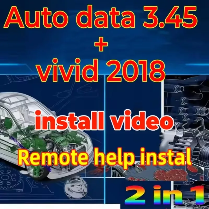 

026 latest AutoData 3.45 Car Software + Vivid Workshop Data Atris-Stakis Technik 2018.01V Multi languages Polish Spanish
