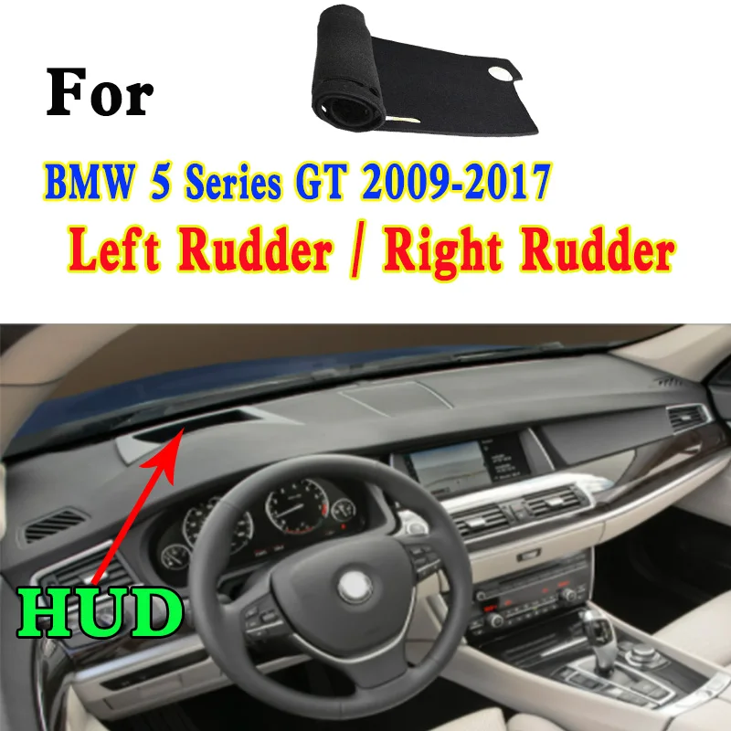 

For BMW 5 Series Gran Turismo F07 535i M5 528 520 650 550 530 Car Dashboard Mat Accsesories Anti-reflective Anti-slip Anti-dirty