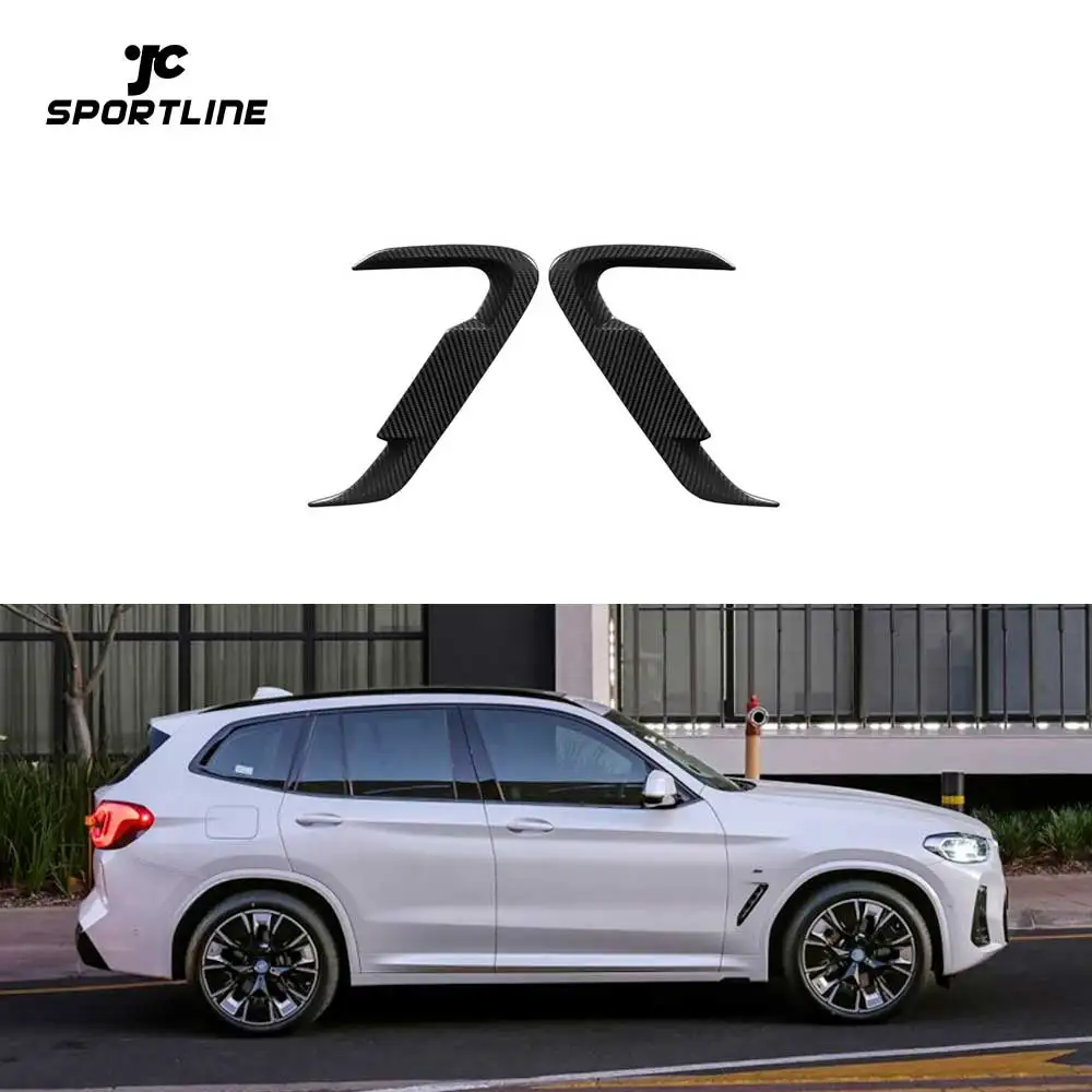 

Carbon Fiber IX3 G08I Front Fender Side Vent Cover Trims For BMW IX3 G08I 2023