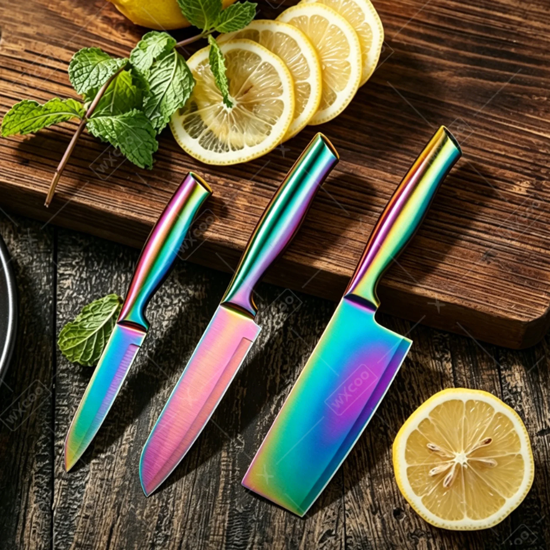 WXCOO Stainless Steel Folding Knife Pocket Knife Kitchen Cooking Accessories Vegetable Knife Fruit Peeler Meat Cleaver Tools