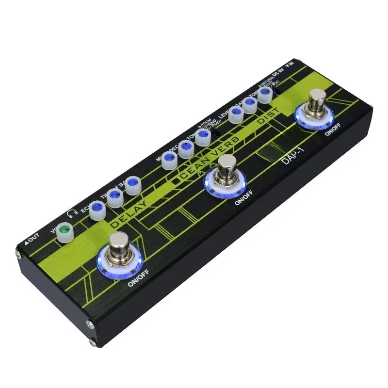 Electric Guitar Comprehensive Effects Overload Faze Distortion Delay Delay Chorus Vibrato Reverb DAP1