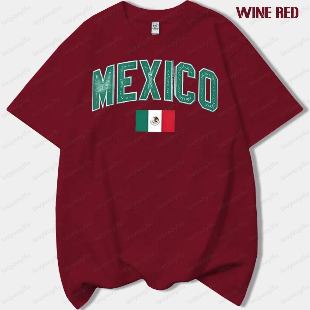 Mexican Independence Day Woman Graphic T Shirts Viva Mexico Man Summer High Quality Cotton Tshirt Fashion Casual Outdoors Tops