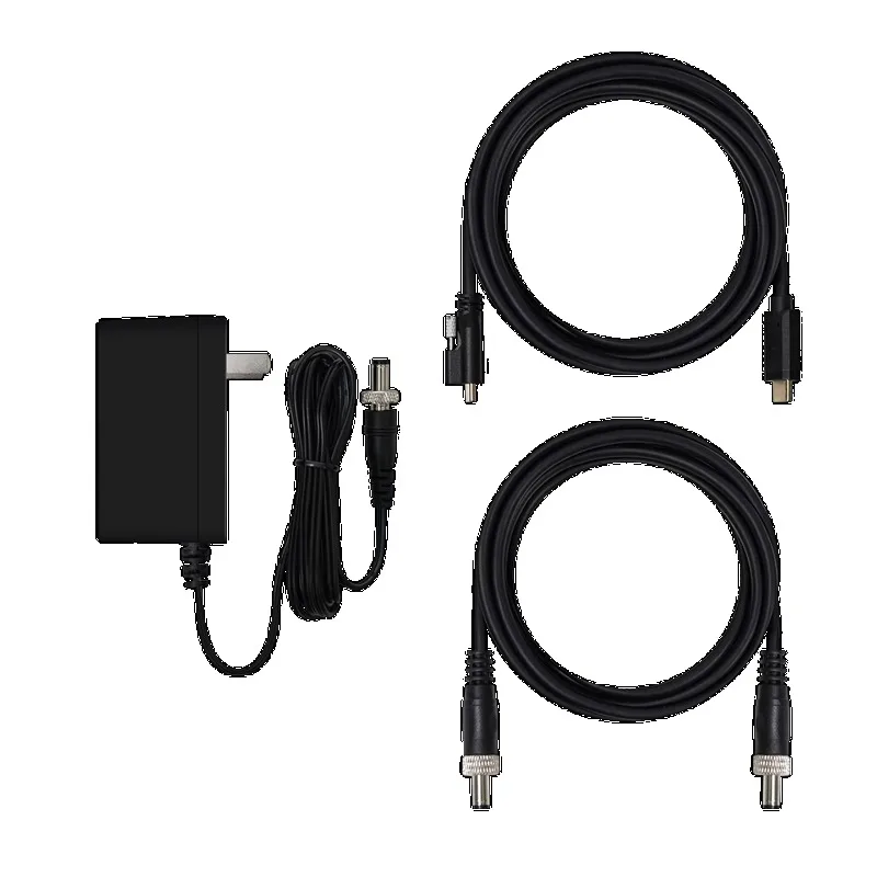 Robosense AC1, the first product in the Active Camera series of new vision-based intelligent robots, includes an accessory pack.