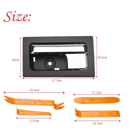 Imagen 2 del producto Tirador de puerta Interior izquierdo y derecho para Ford F150 2009 2010 2011 2012 2013 2014 AL3Z- 1522601 -BC FL AL3Z- 1522600 -BC