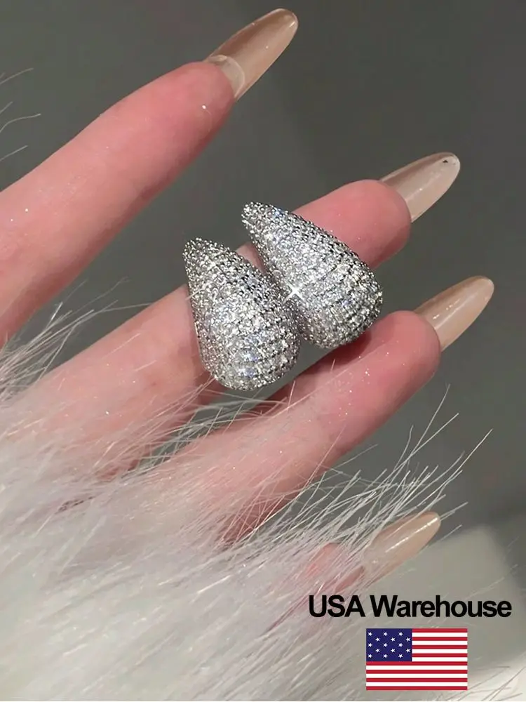 

Классические роскошные серьги-капли из стерлингового серебра 925 пробы с цирконом для женщин, юбилейные вечерние, высококачественные ювелирные изделия